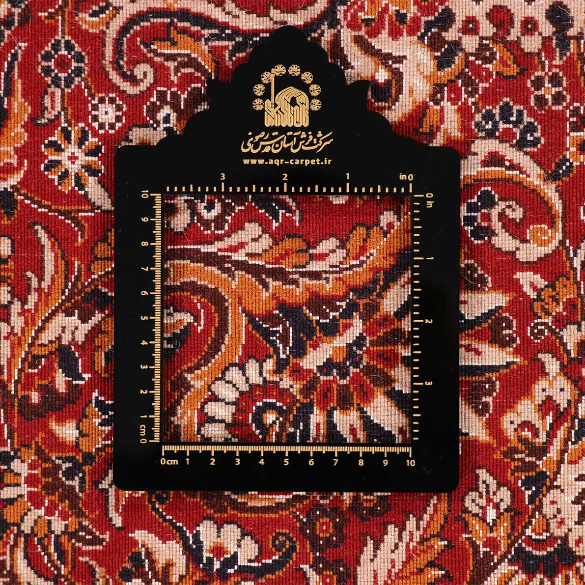 فرش دستباف نو چله ابریشم اندازه 3×2 متر