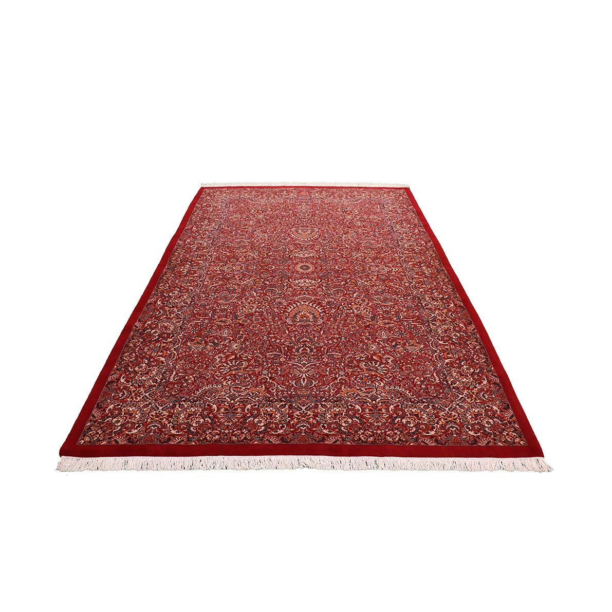 فرش دستباف نو چله ابریشم اندازه 3×2 متر