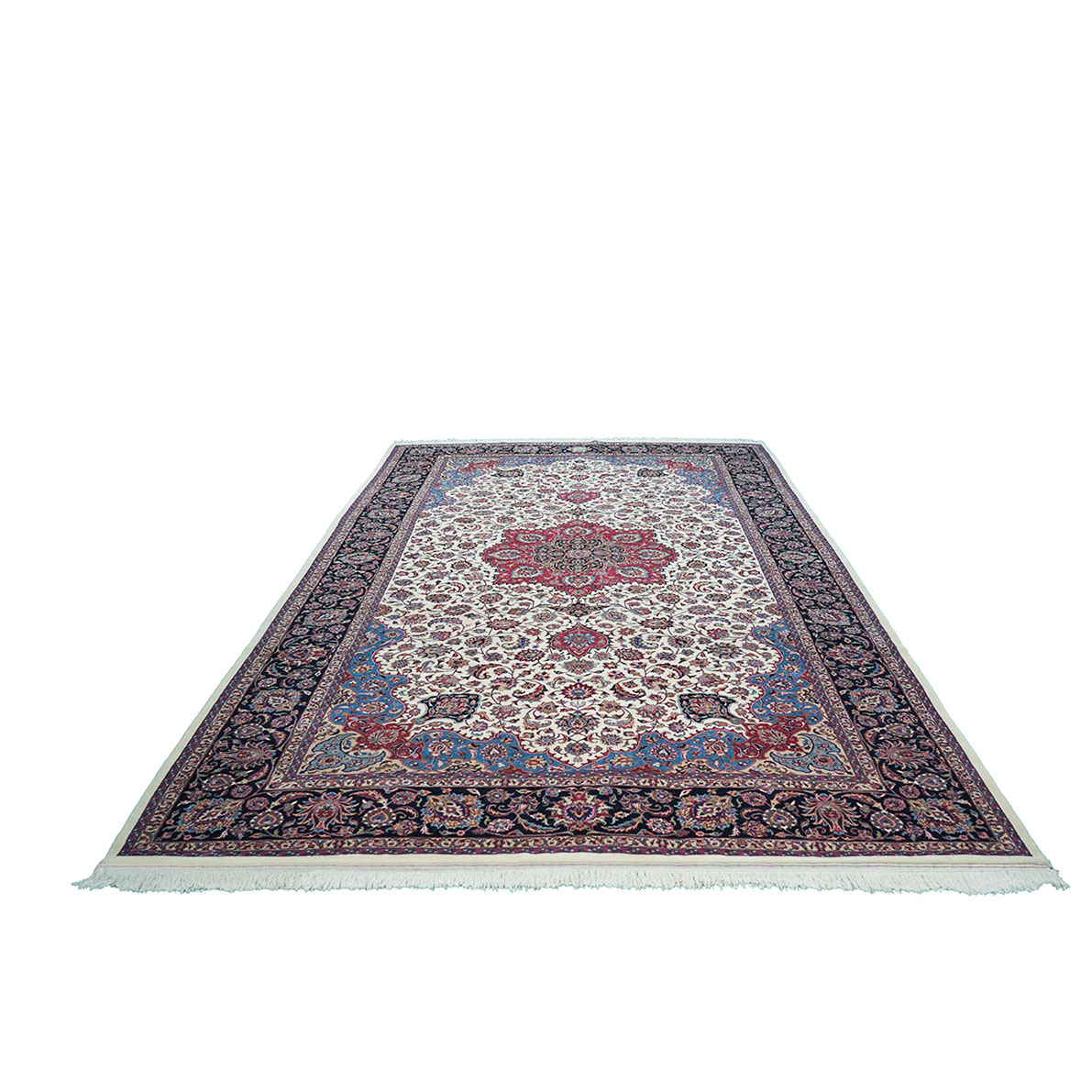 فرش دستباف متبرک چله پنبه اندازه 6 × 3 متر