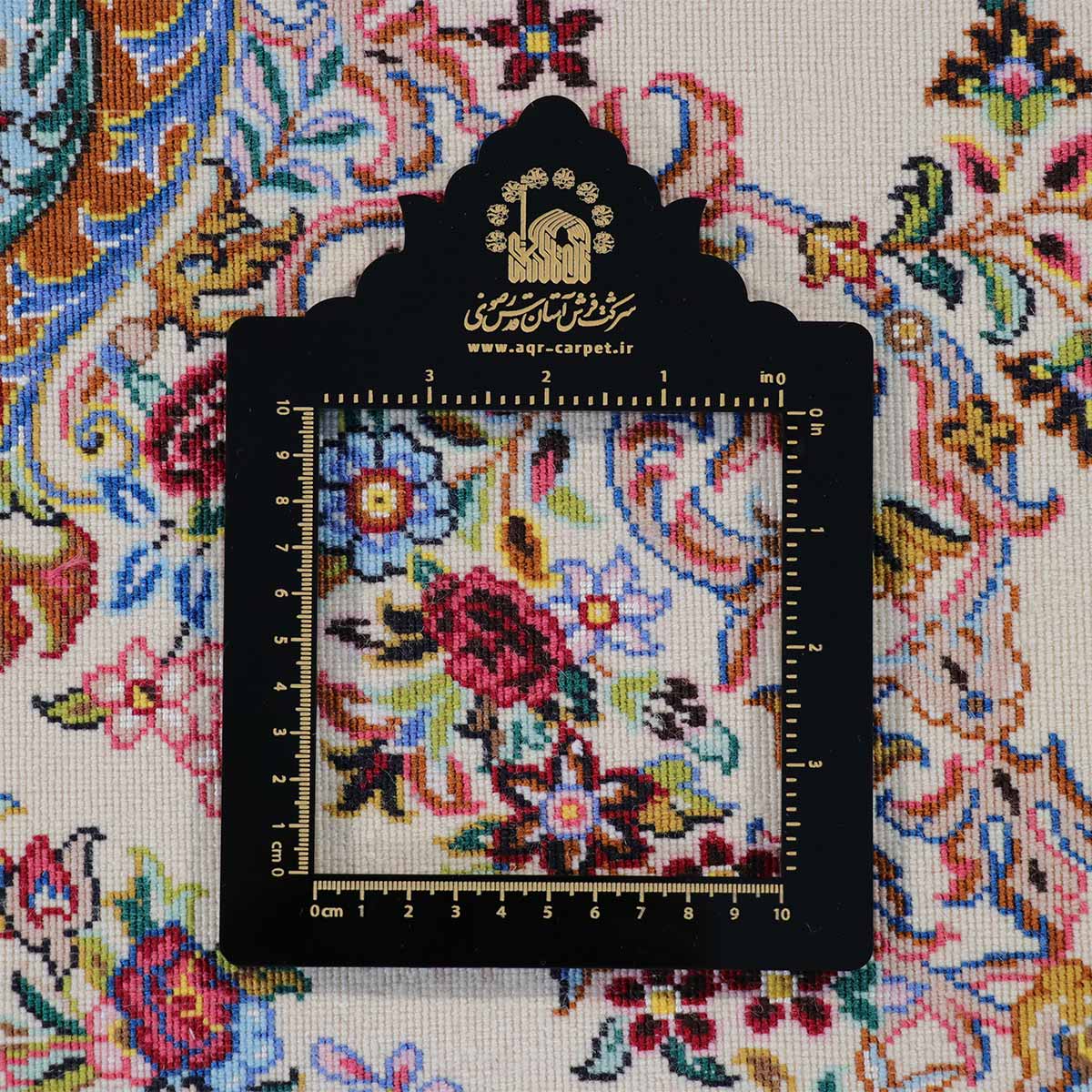 قالیچه دستباف نو چله ابریشم اندازه 2×1.5 متر