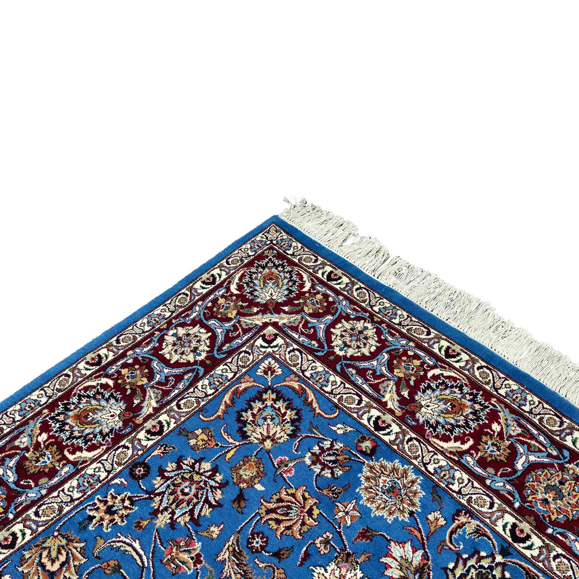 فرش دستباف افشان آبی 6 متری